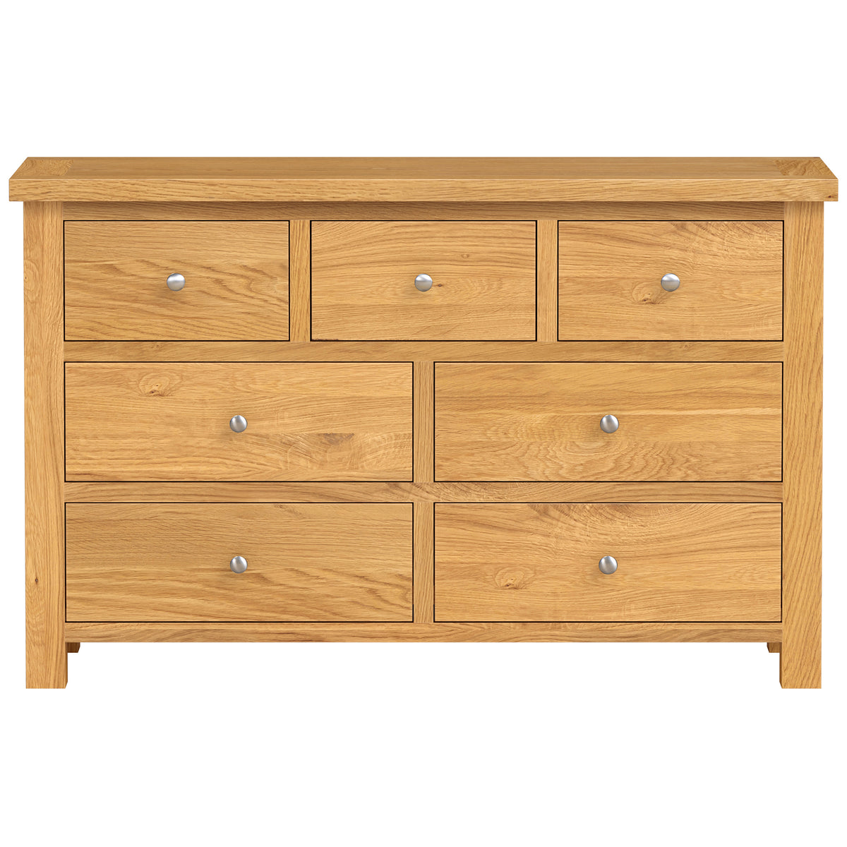 Drayton Oak 3 Over 4 Chest