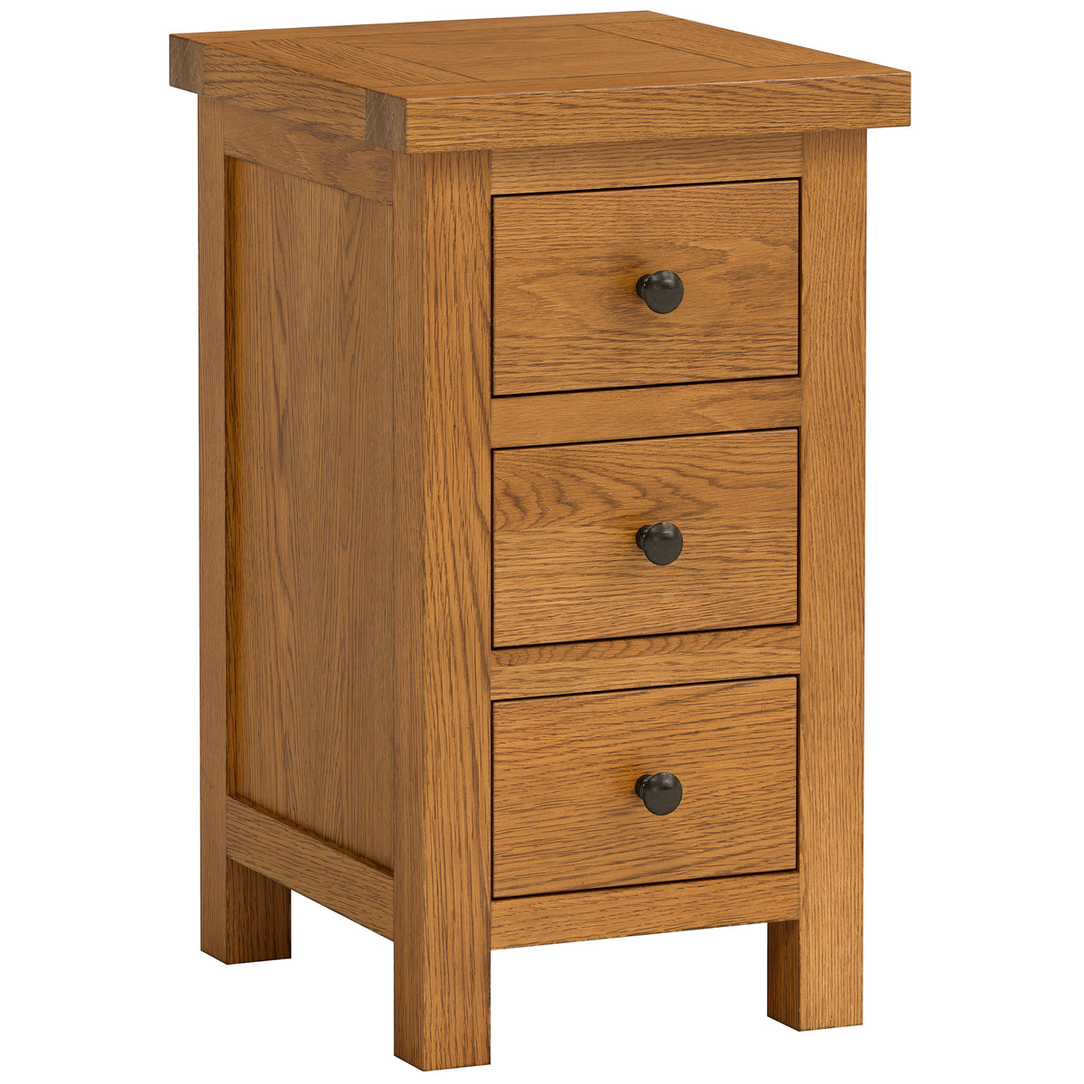 Drayton Rustic Compact Bedside - Bridgnorth Furniture