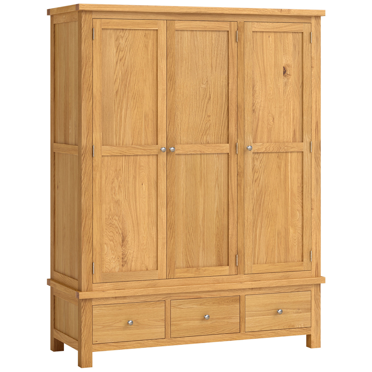 Drayton Triple Wardrobe with 3 Drawers