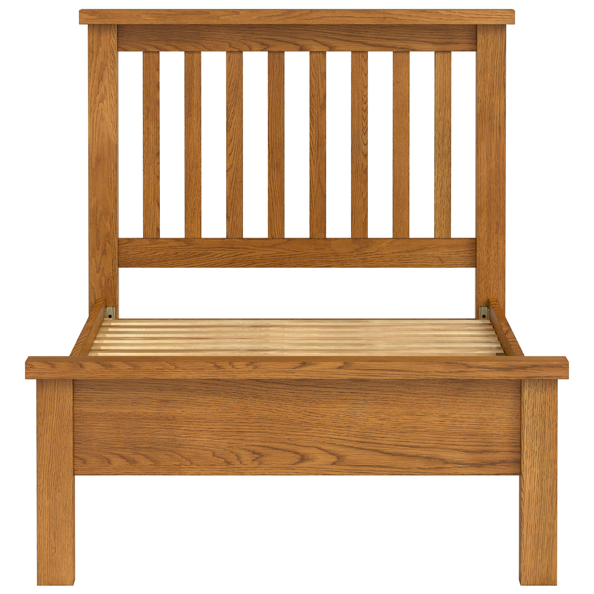 Drayton Rustic Oak Bed - Bridgnorth Furniture