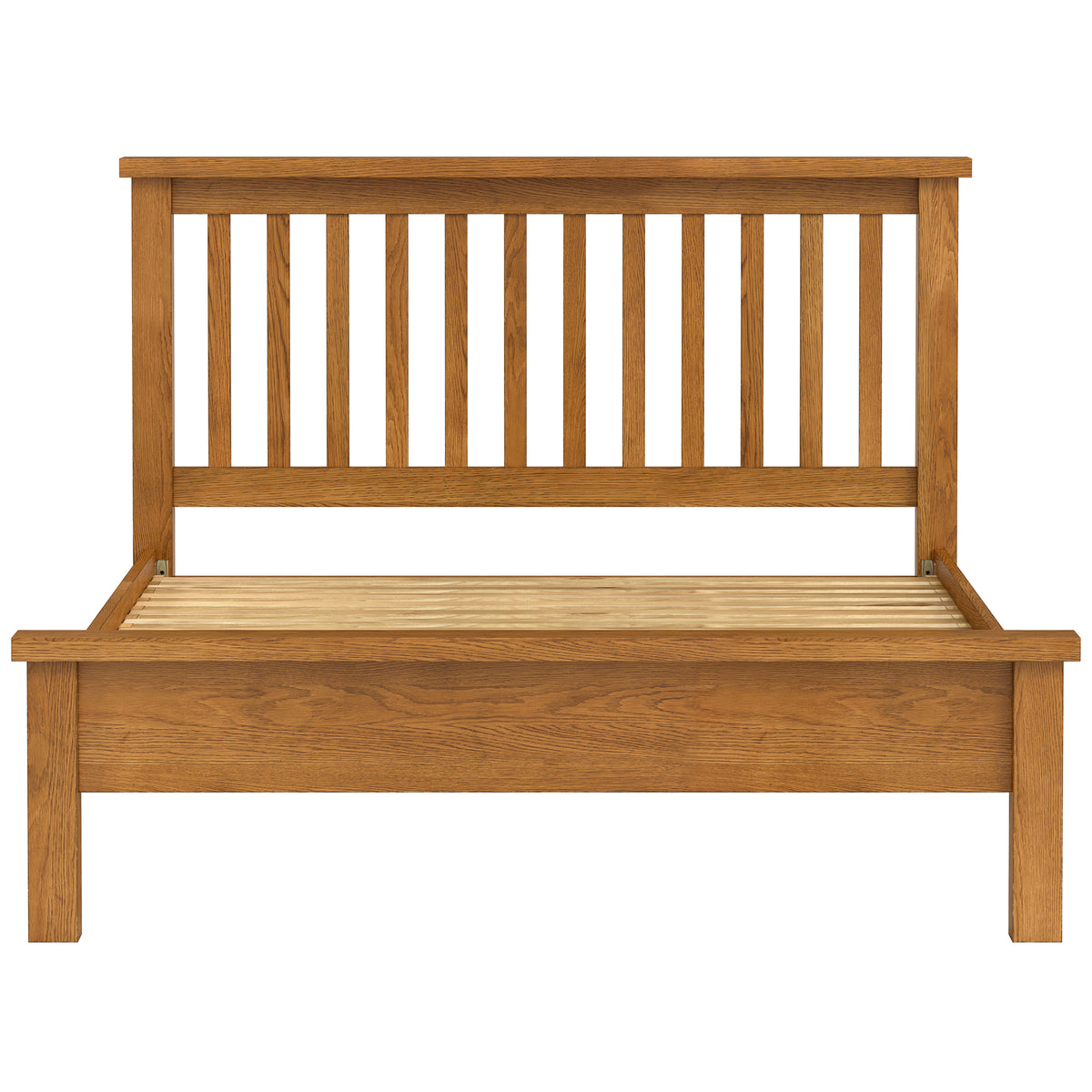 Drayton Rustic Oak Bed - Bridgnorth Furniture