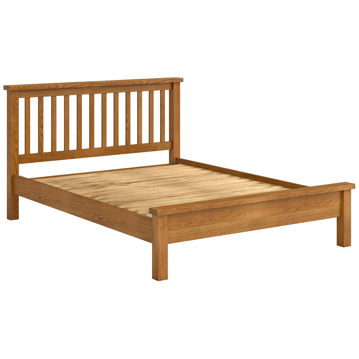 Drayton Rustic Oak Bed - Bridgnorth Furniture