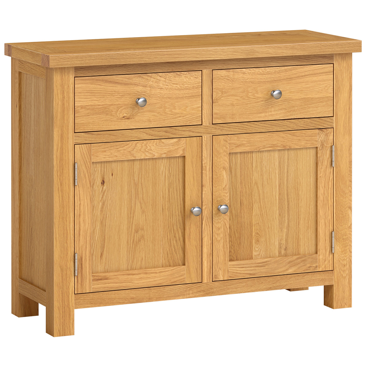 Drayton Oak 2 Door 2 Drawer Sideboard - Bridgnorth Furniture