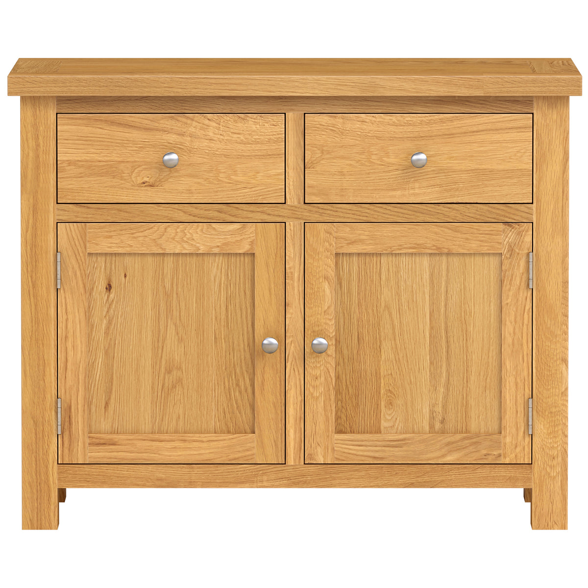 Drayton Oak 2 Door 2 Drawer Sideboard - Bridgnorth Furniture