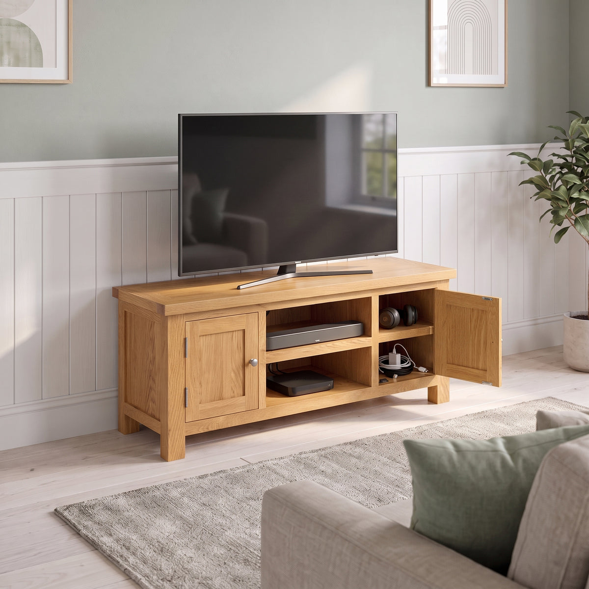 Drayton Large TV Unit - Bridgnorth Furniture