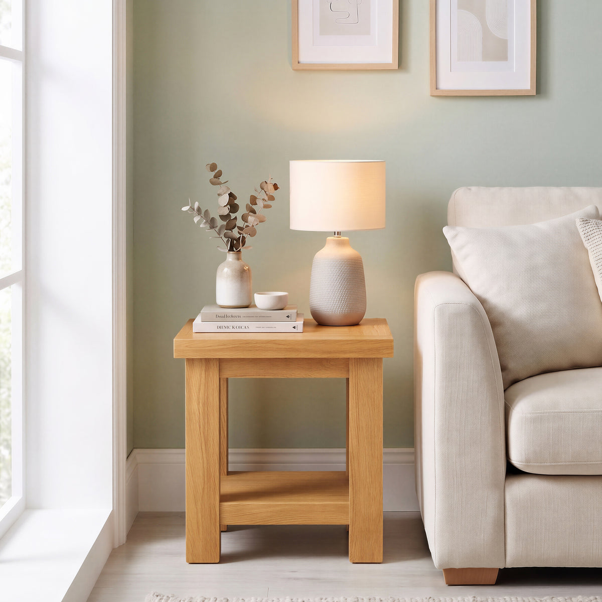 Drayton Oak Lamp Table - Bridgnorth Furniture
