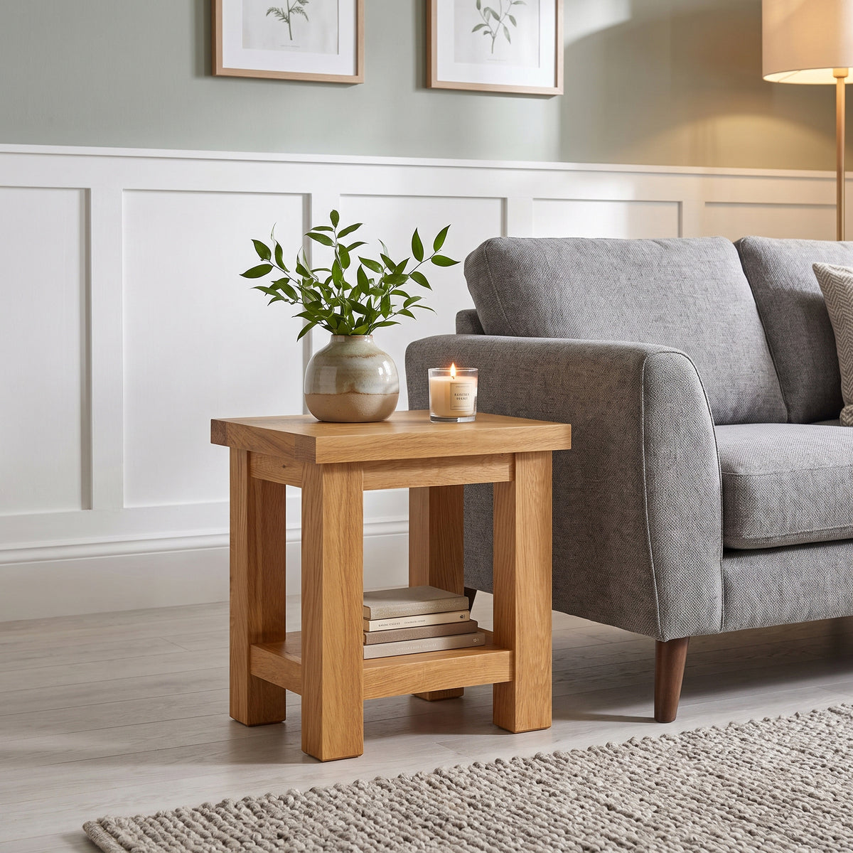 Drayton Oak Lamp Table - Bridgnorth Furniture