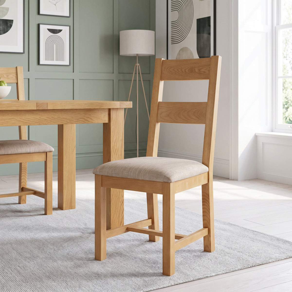Drayton Oak Ladder Back Dining Chair