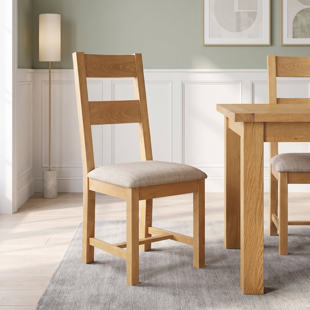 Drayton Oak Ladder Back Dining Chair