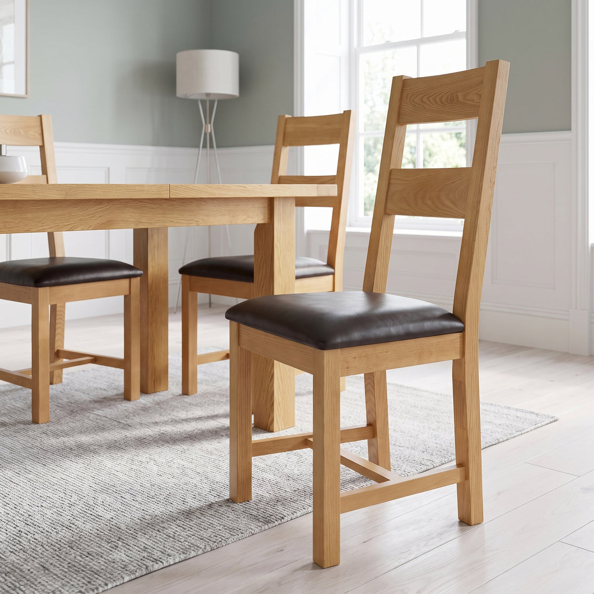Drayton Oak Ladder Back Dining Chair