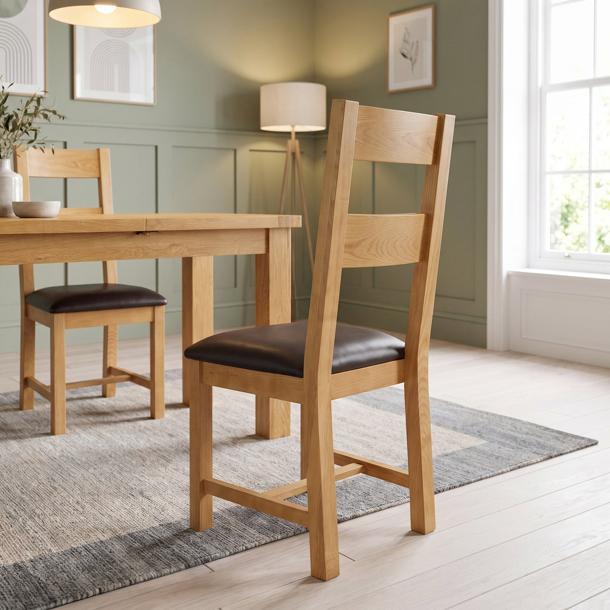 Drayton Oak Ladder Back Dining Chair
