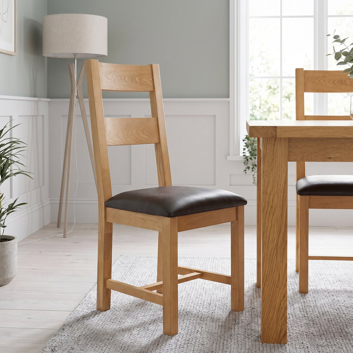 Drayton Oak Ladder Back Dining Chair