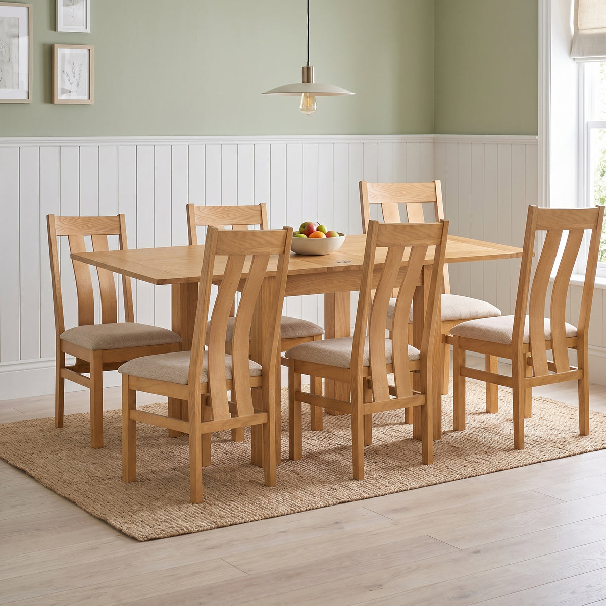 Drayton Oak Flip Top Extending Table - Bridgnorth Furniture