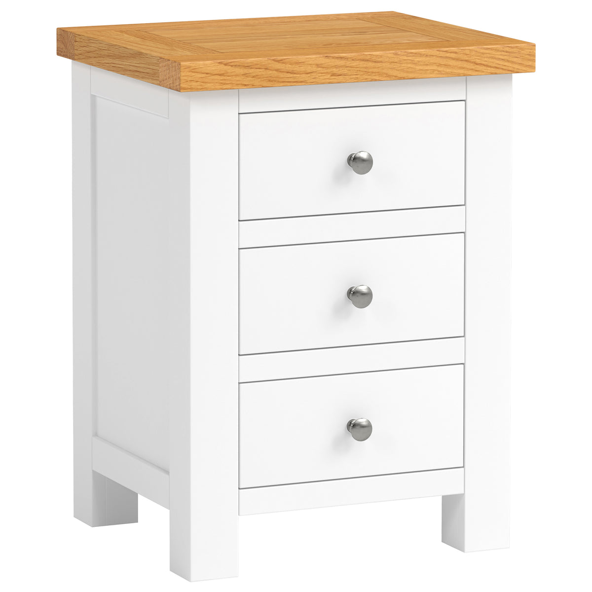 Drayton Painted 3 Drawer Bedside