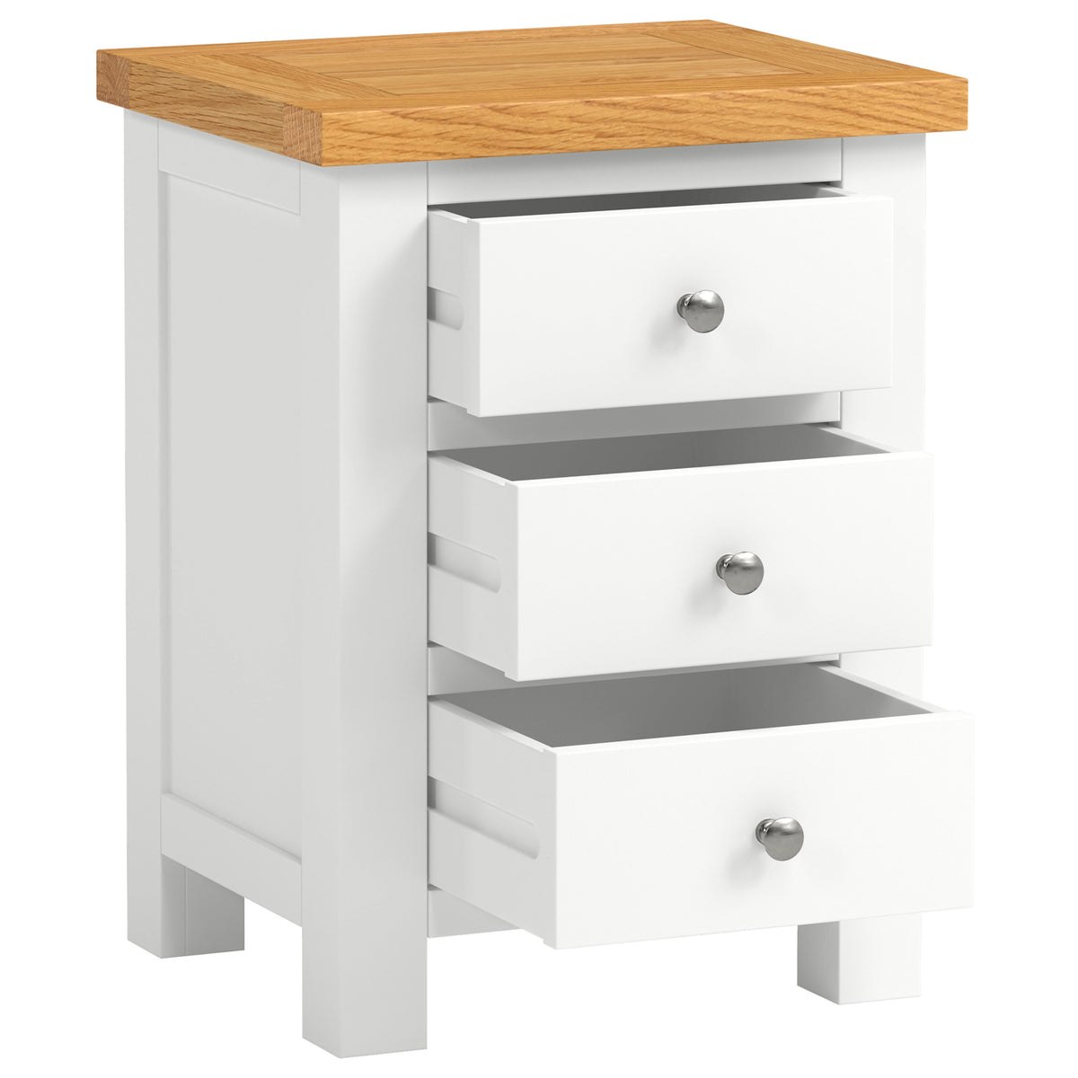 Drayton Painted 3 Drawer Bedside