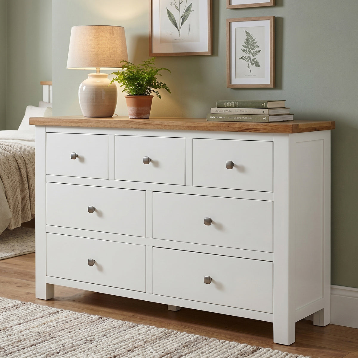 Drayton Painted 3 over 4 Chest