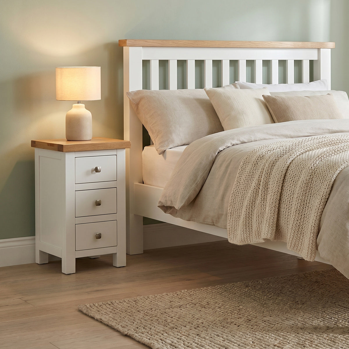 Drayton Painted Compact Bedside - Bridgnorth Furniture
