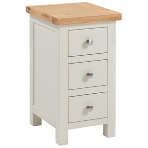 COMPACT 3 DRAWER BEDSIDE