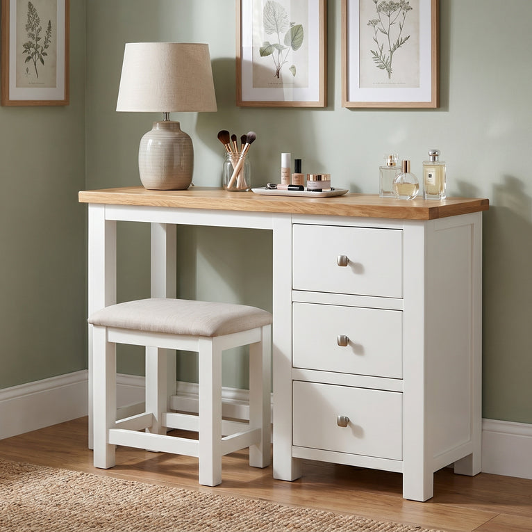 Drayton Painted Dressing Table and Stool - Bridgnorth Furniture