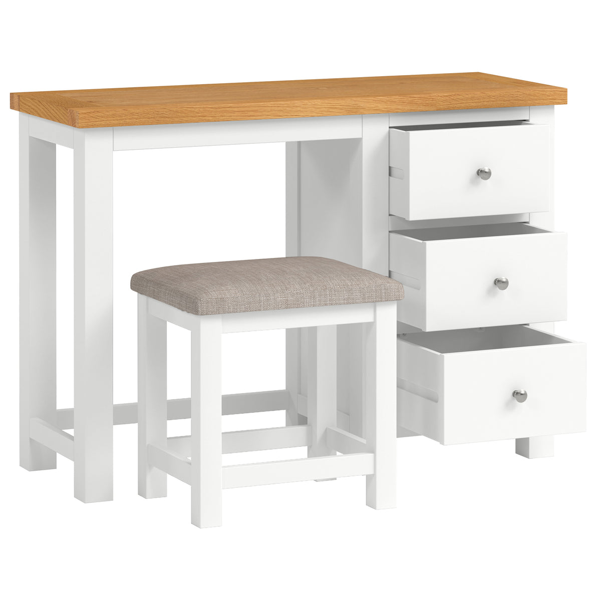 Drayton Painted Dressing Table and Stool - Bridgnorth Furniture