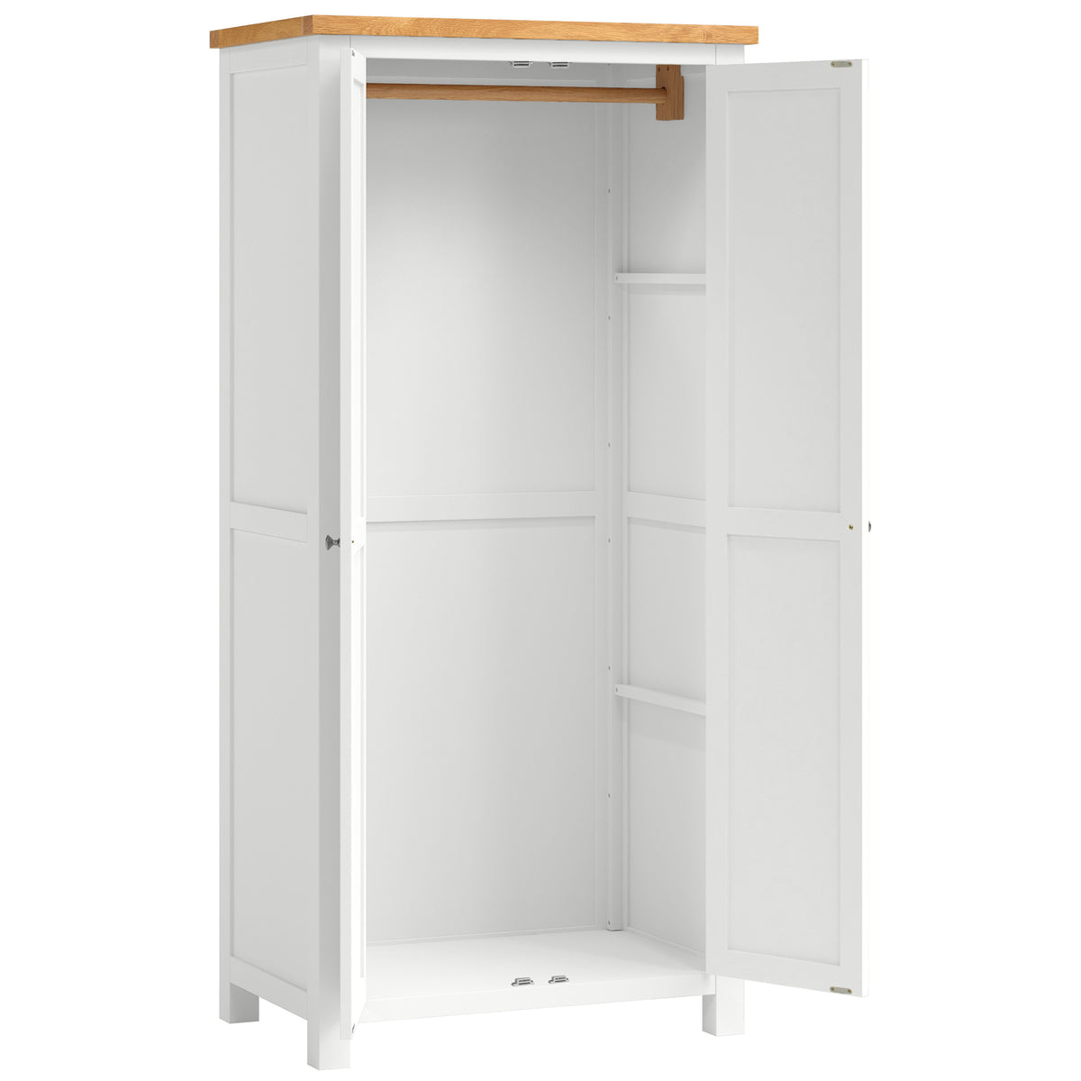 Drayton Painted Double Full Hanging Wardrobe - Bridgnorth Furniture