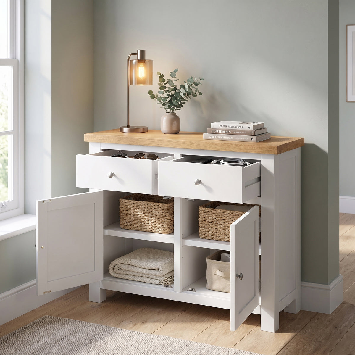 Drayton Painted 2 Door Sideboard - Bridgnorth Furniture