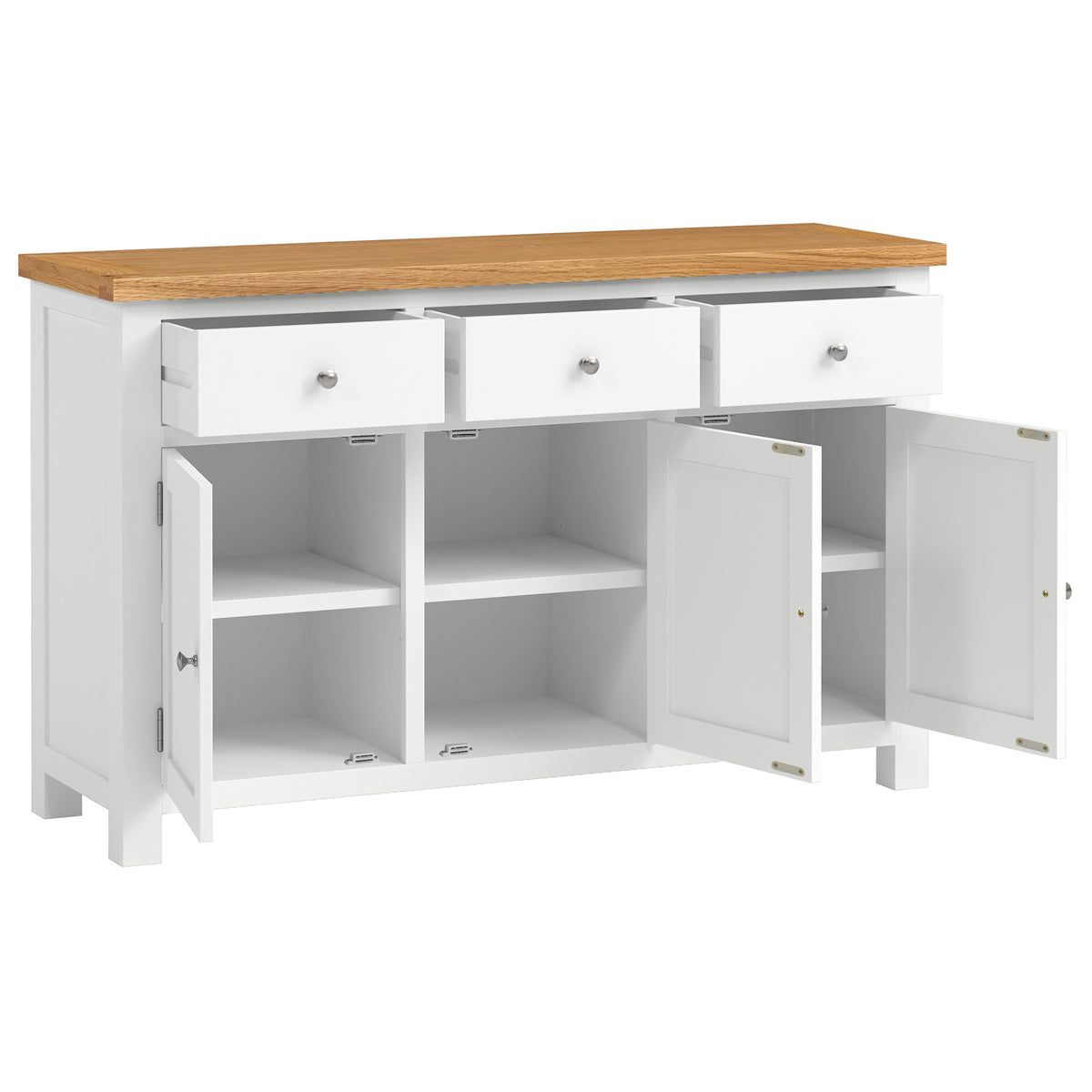 Drayton Painted 3 Door Sideboard - Bridgnorth Furniture