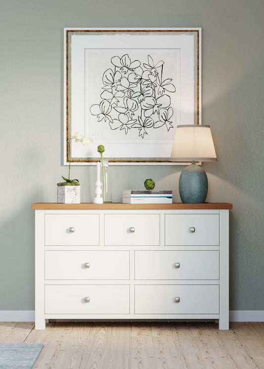 Drayton Painted 3 over 4 Chest