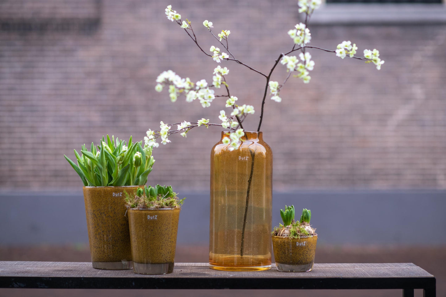 CONIC Vase - Thick with Bubbles by DutZ - Bridgnorth Furniture