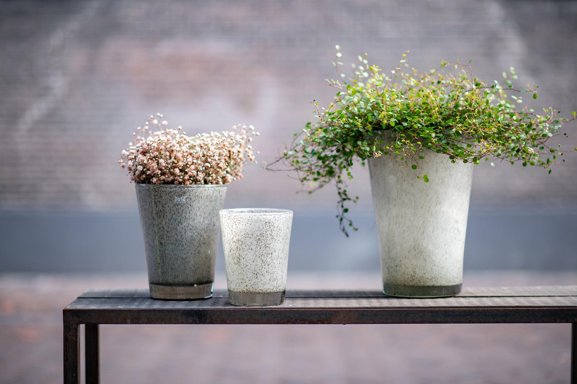 CONIC Vase - Thick with Bubbles by DutZ - Bridgnorth Furniture