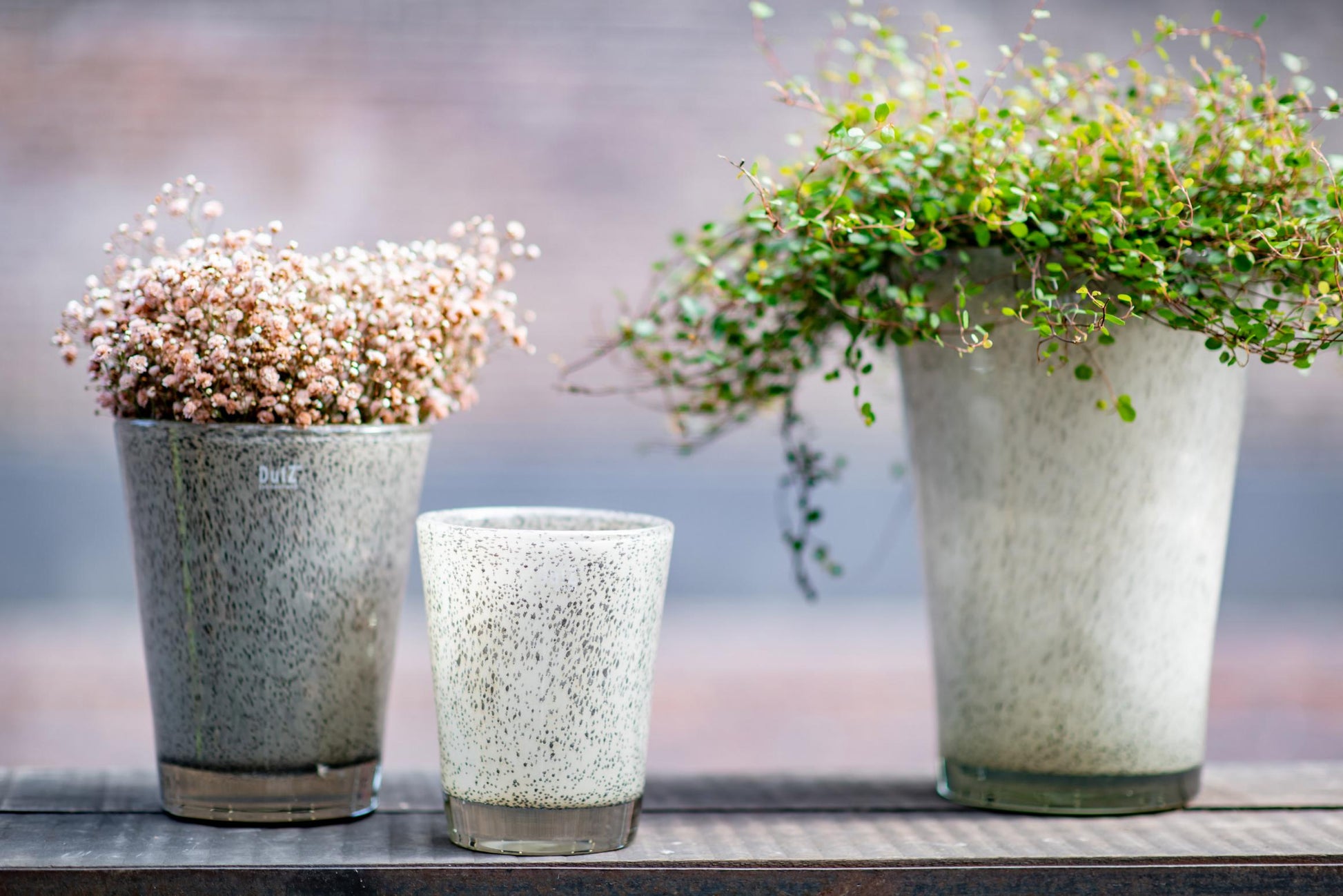 CONIC Vase - Thick with Bubbles by DutZ - Bridgnorth Furniture