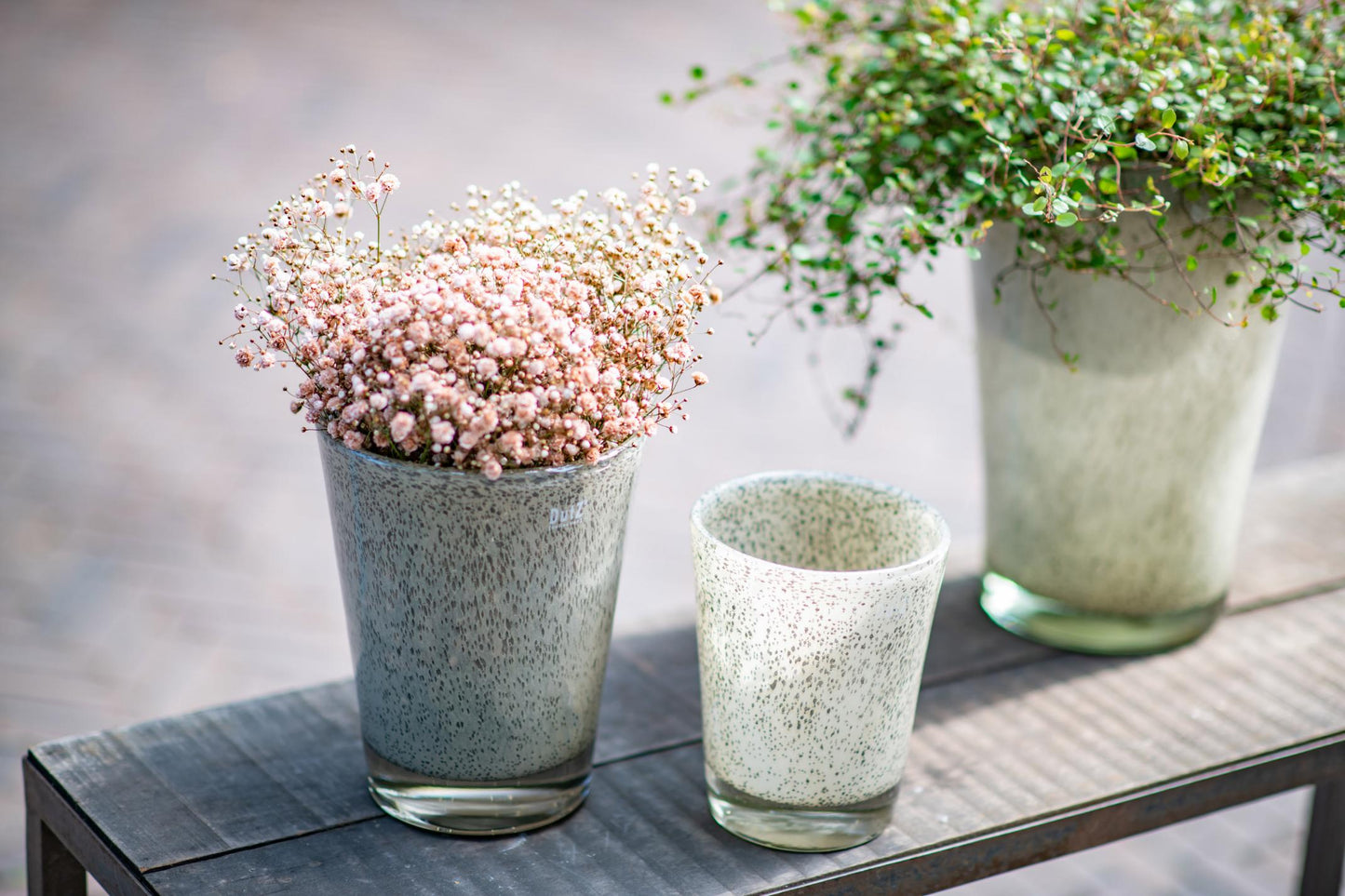 CONIC Vase - Thick with Bubbles by DutZ - Bridgnorth Furniture