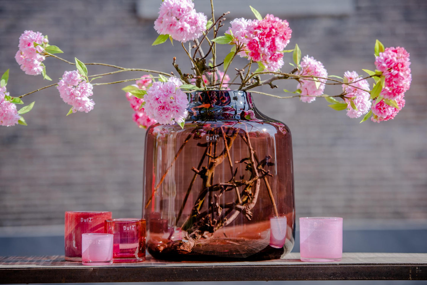 VASE TISZA - BURGUNDY Colour by DutZ - Bridgnorth Furniture