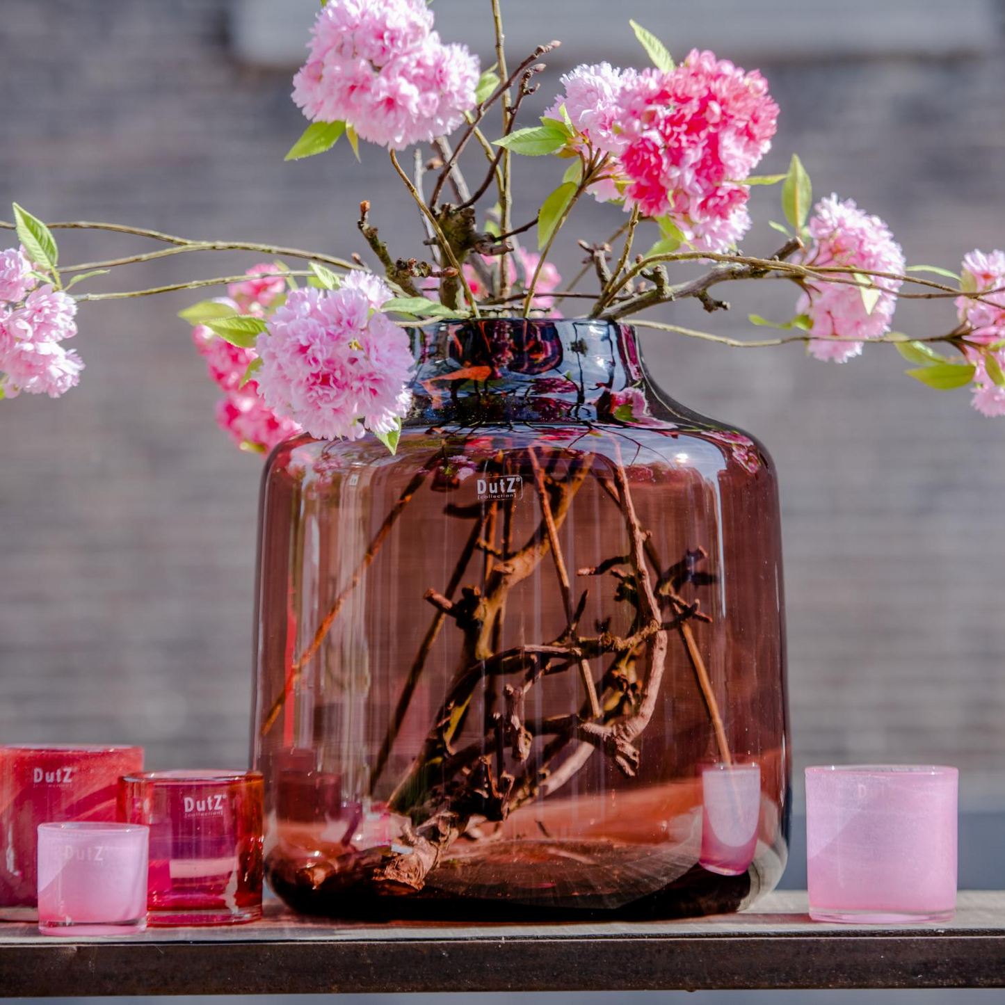 VASE TISZA - BURGUNDY Colour by DutZ - Bridgnorth Furniture