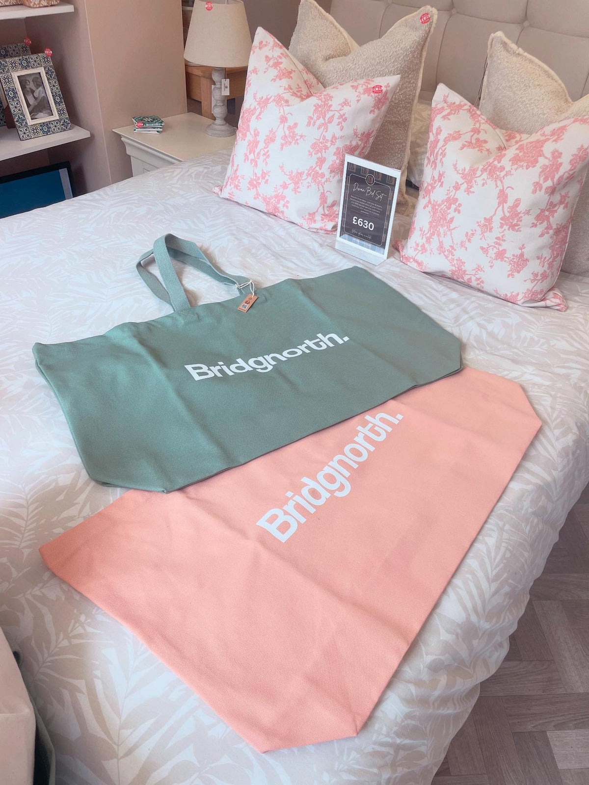 Oversized Tote | Custom Bridgnorth Tote | Organic Tote Bag