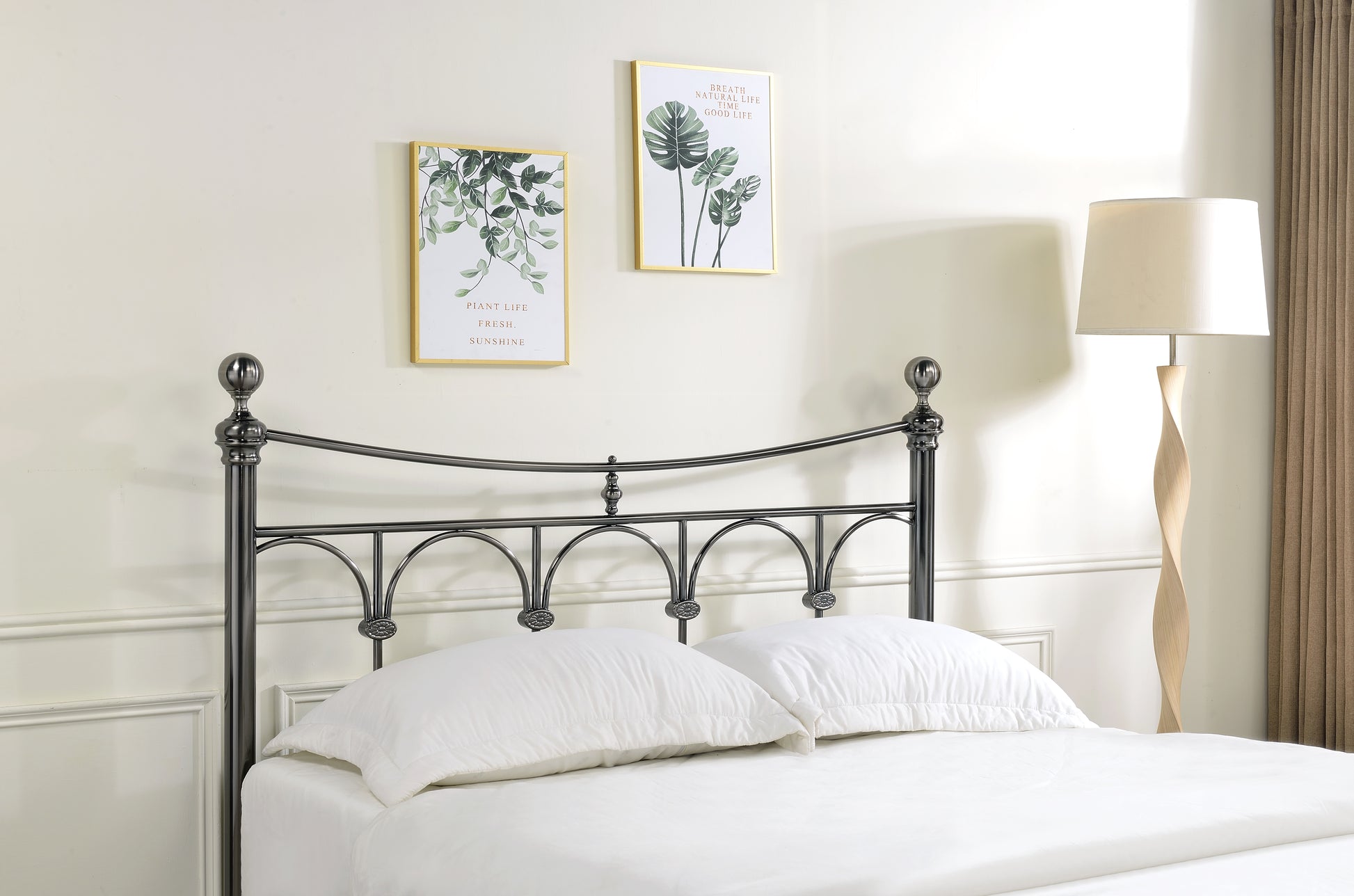Gamma Chrome Bed Frame - Bridgnorth Furniture