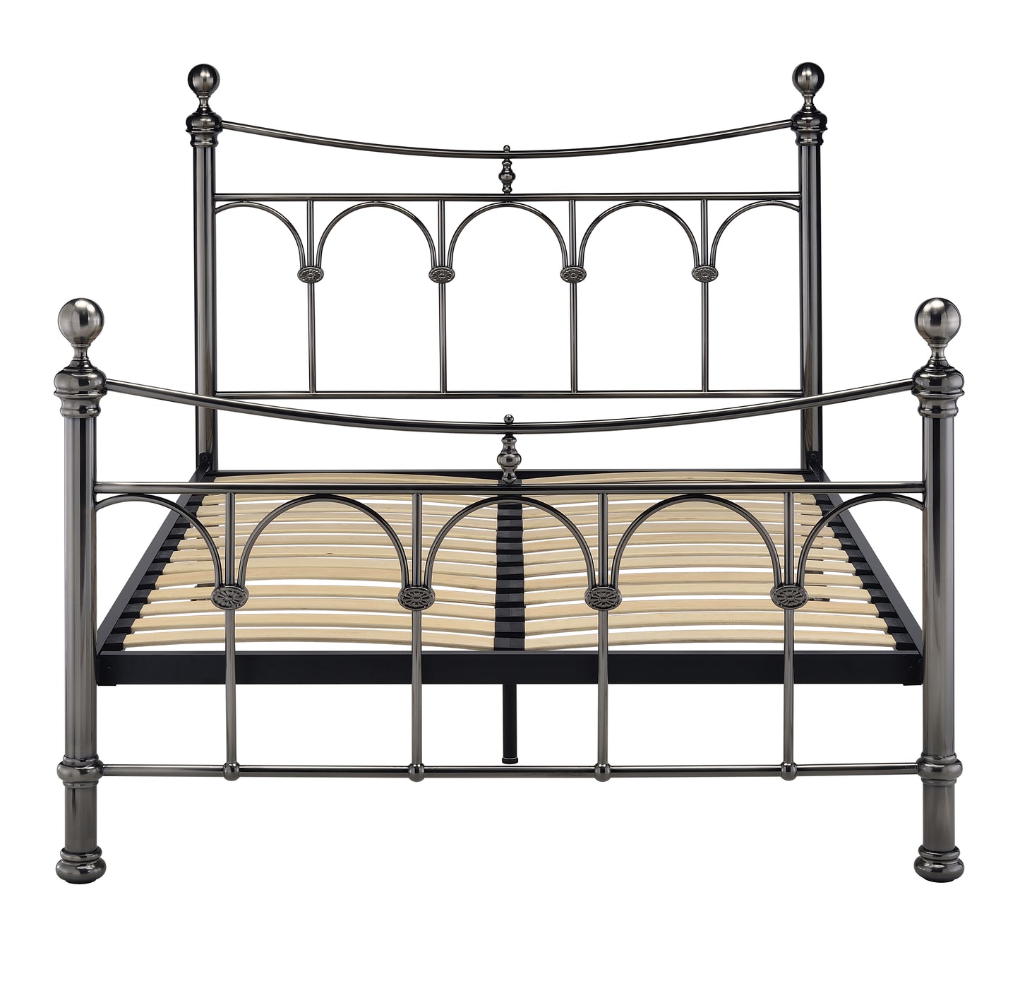 Gamma Chrome Bed Frame - Bridgnorth Furniture