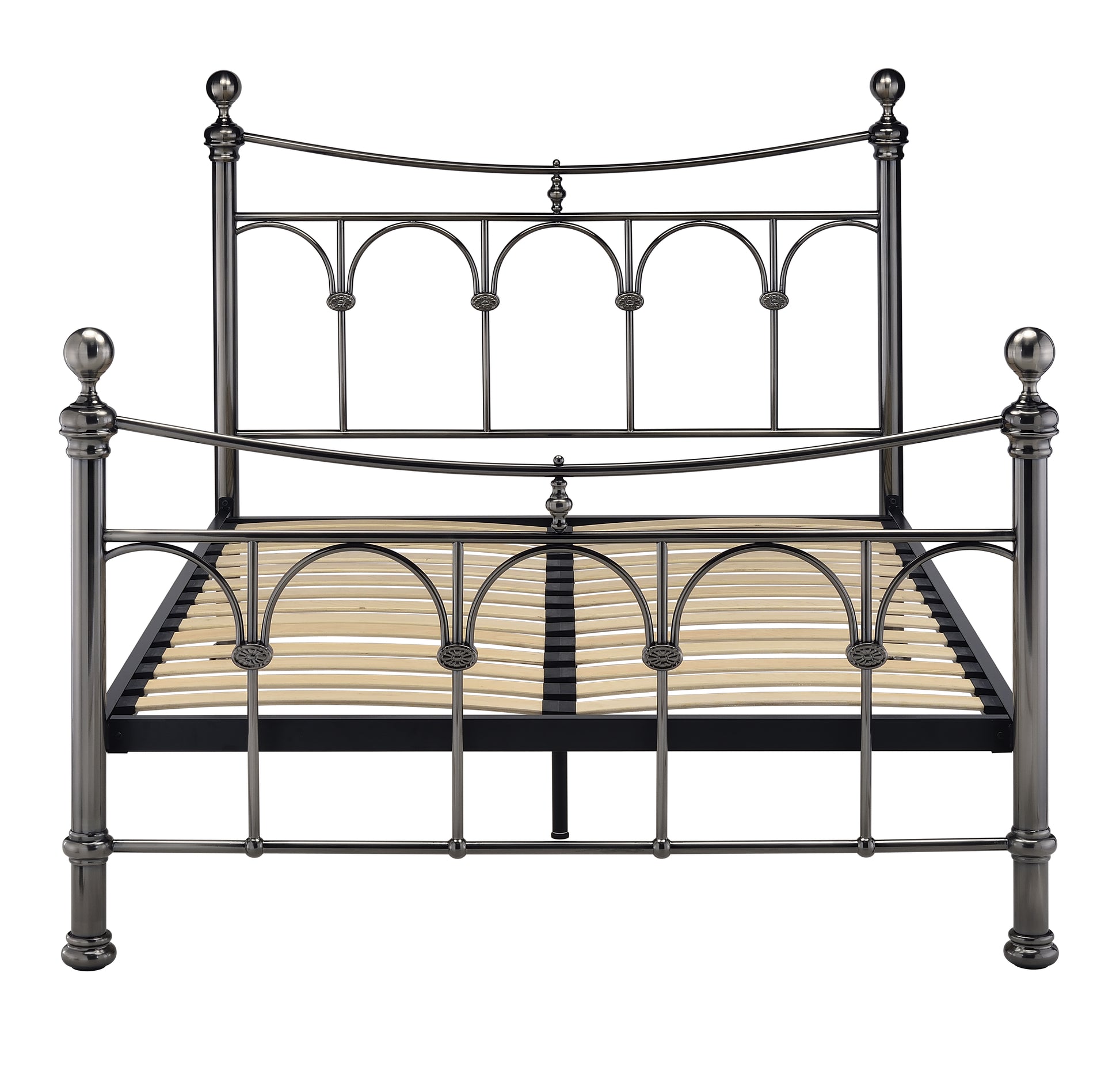 Gamma Chrome Bed Frame - Bridgnorth Furniture