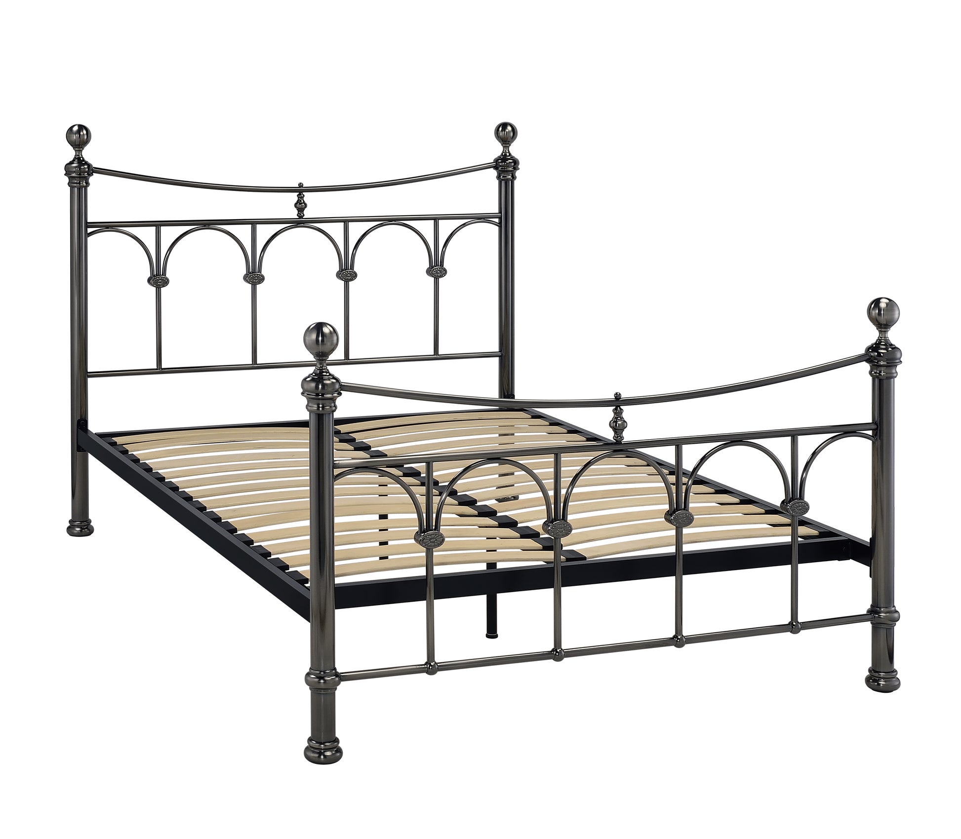 Gamma Chrome Bed Frame - Bridgnorth Furniture