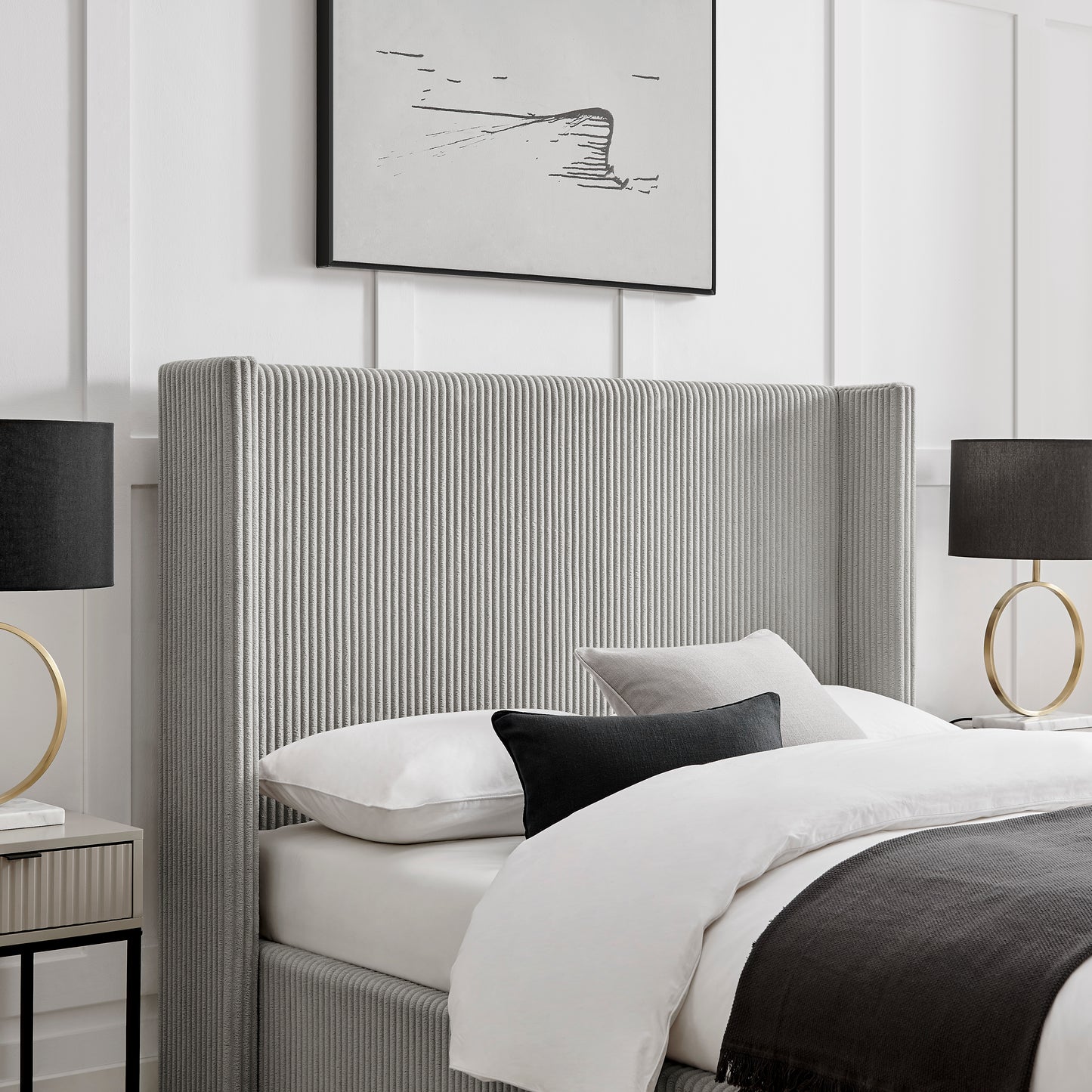 Gemini Cord Ottoman Bed - Bridgnorth Furniture