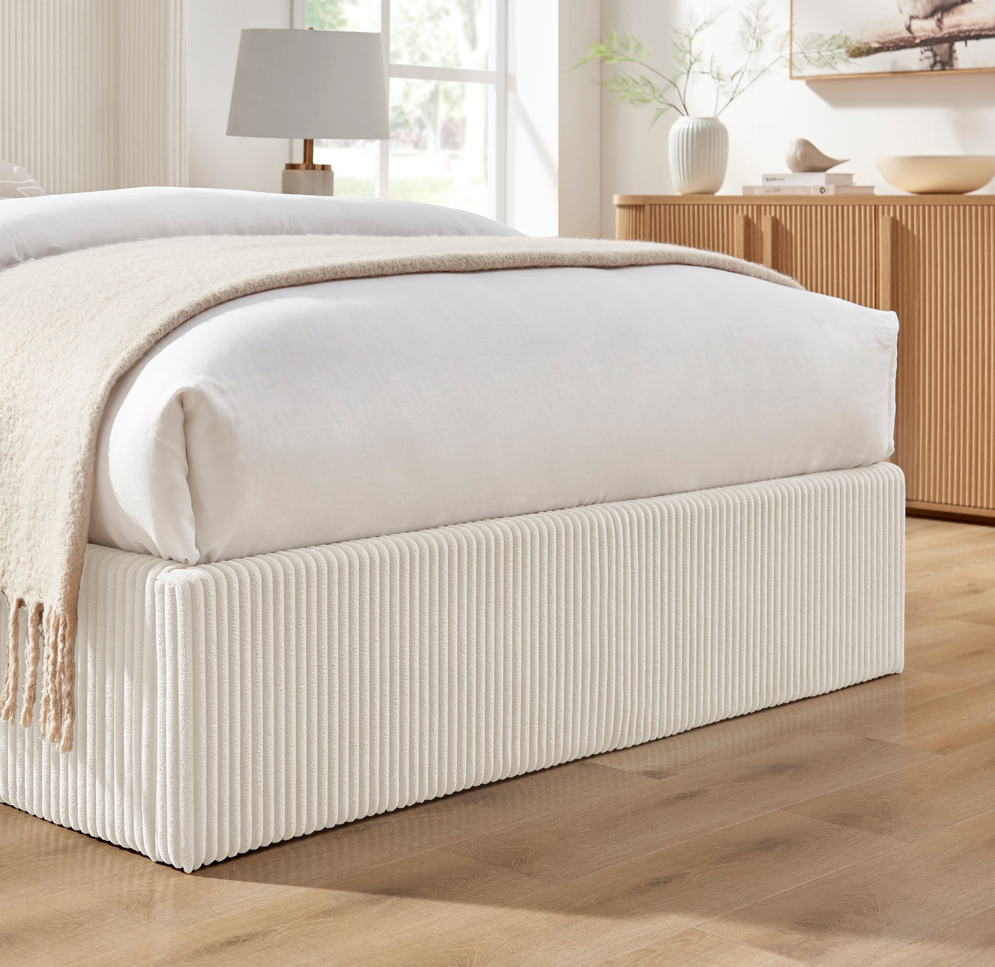 Gemini Cord Ottoman Bed - Bridgnorth Furniture