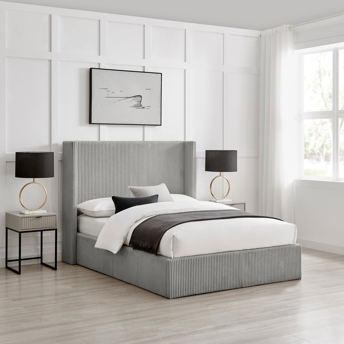 Gemini Cord Ottoman Bed - Bridgnorth Furniture