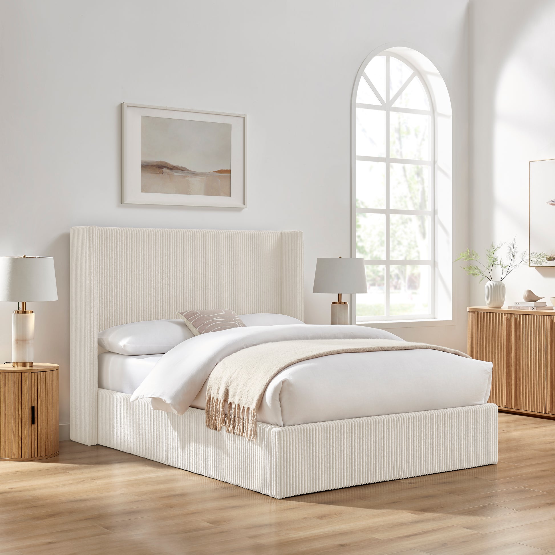 Gemini Cord Ottoman Bed - Bridgnorth Furniture