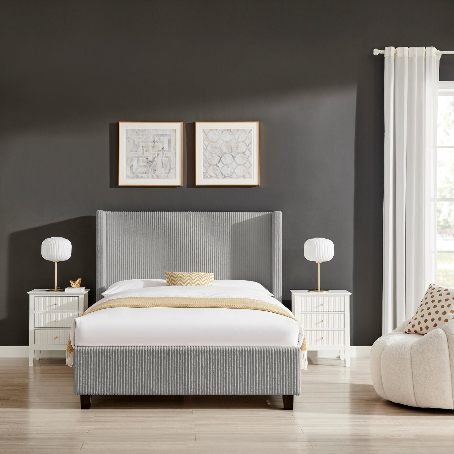 Gemini Cord Bed - Bridgnorth Furniture