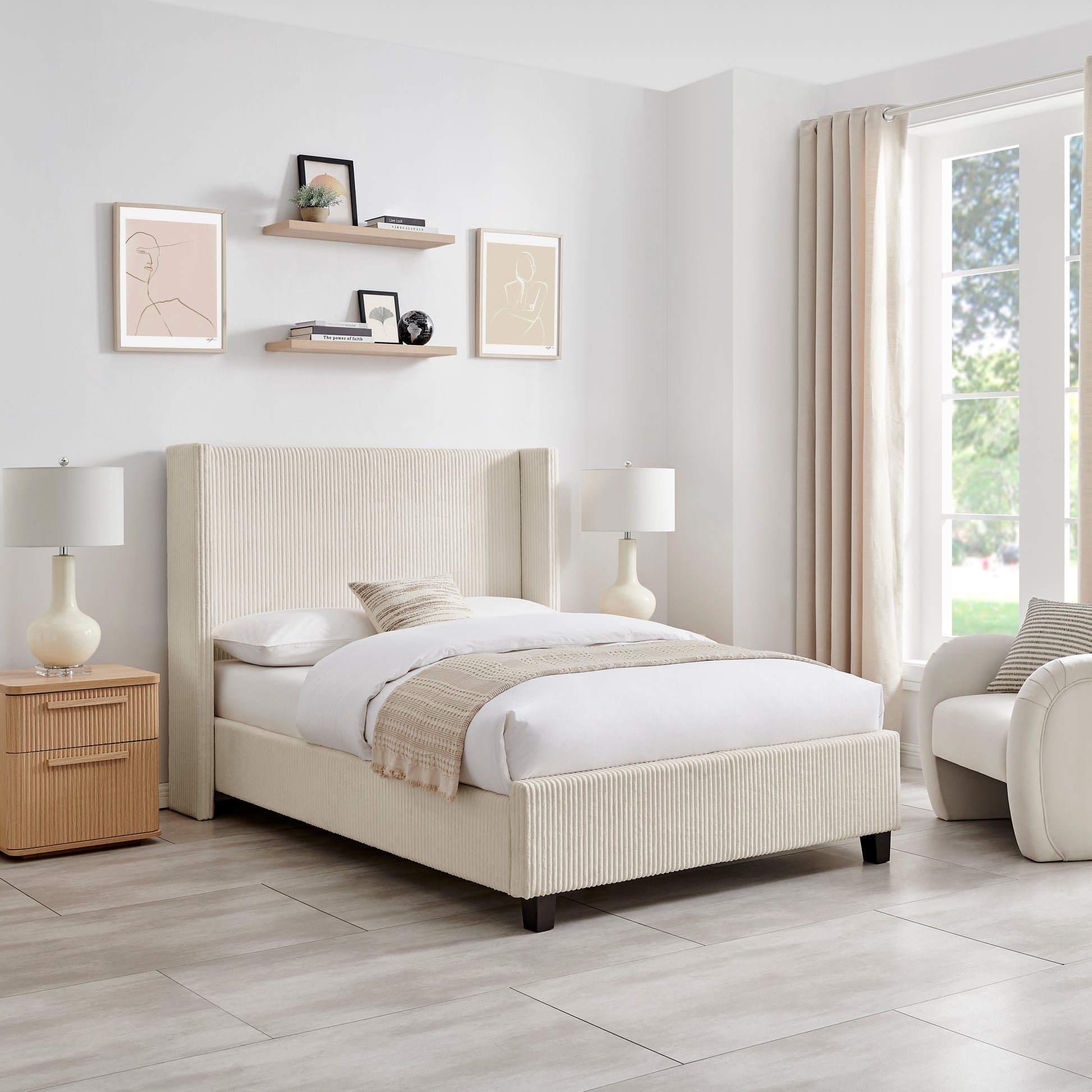 Gemini Cord Bed - Bridgnorth Furniture