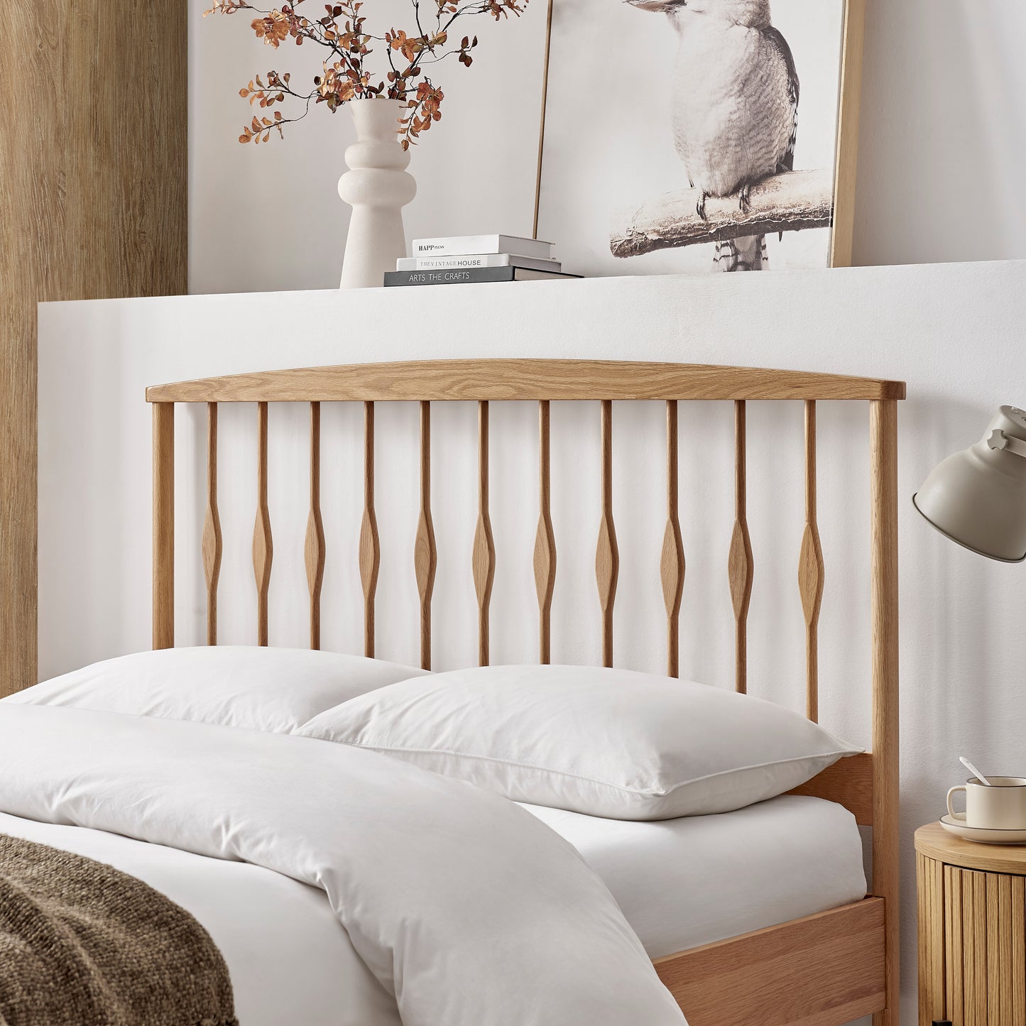 Juno Oak Bed - Bridgnorth Furniture