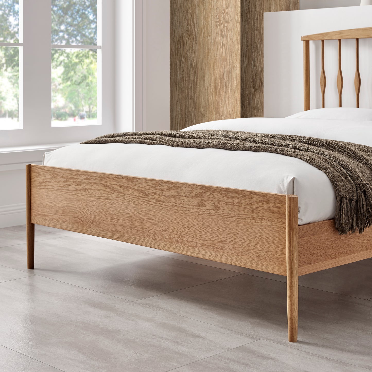 Juno Oak Bed - Bridgnorth Furniture