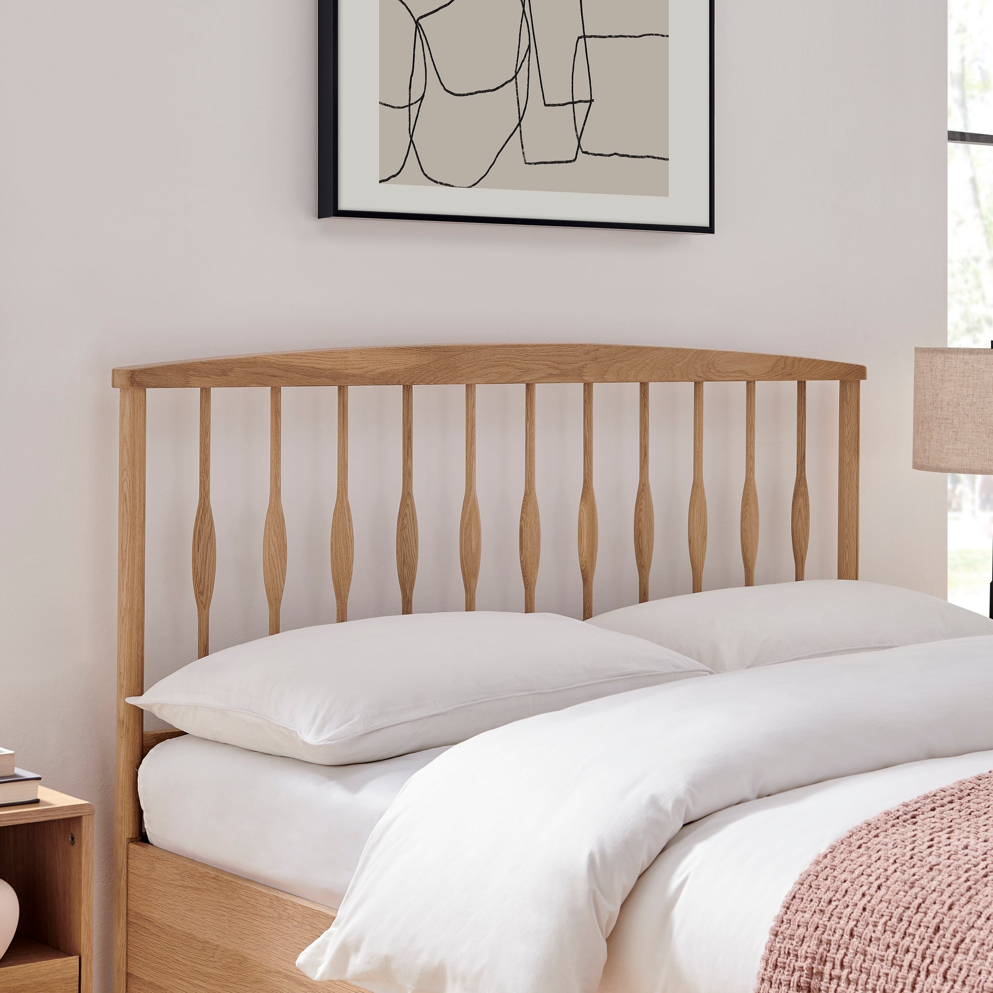 Juno Oak Ottoman Bed - Bridgnorth Furniture