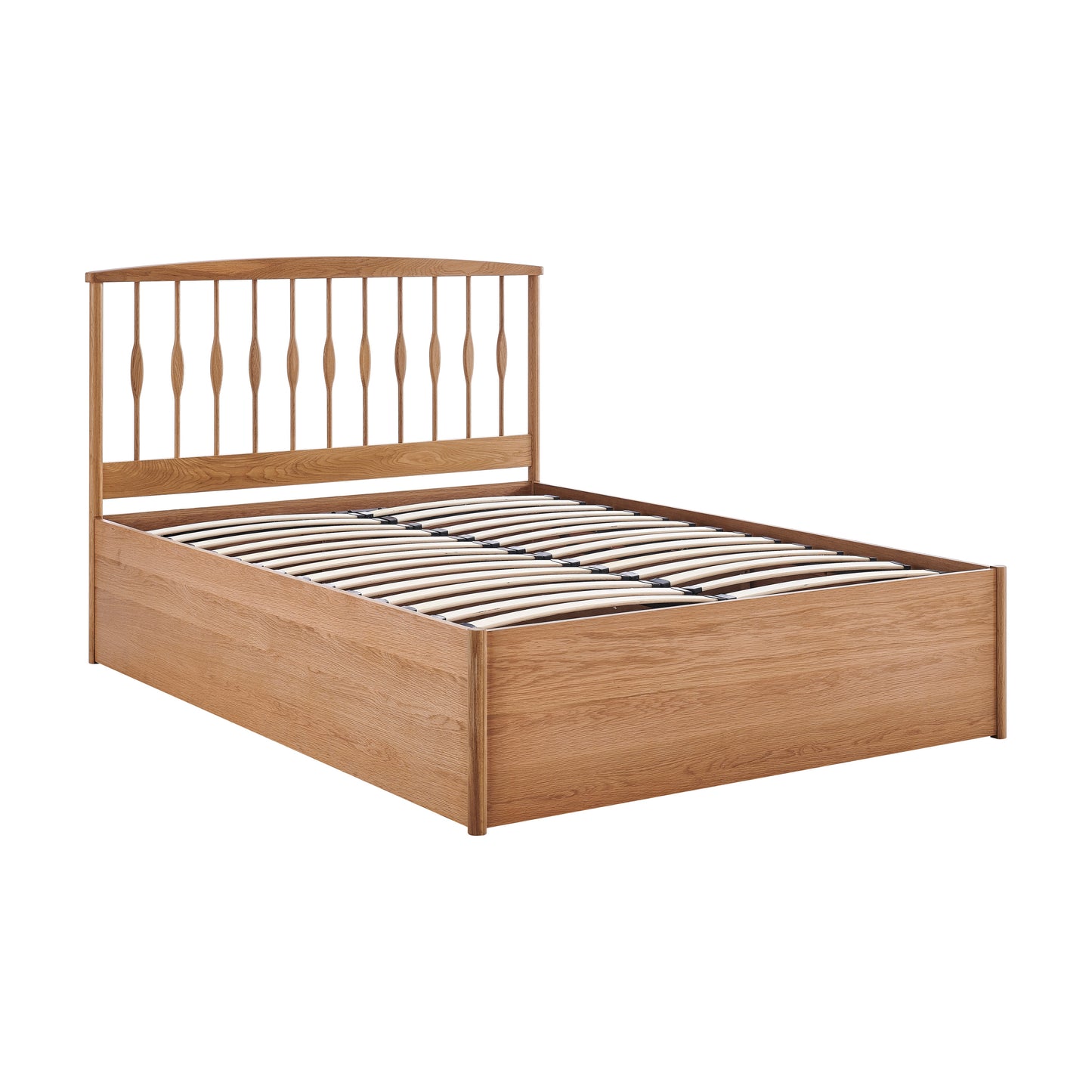 Juno Oak Ottoman Bed - Bridgnorth Furniture