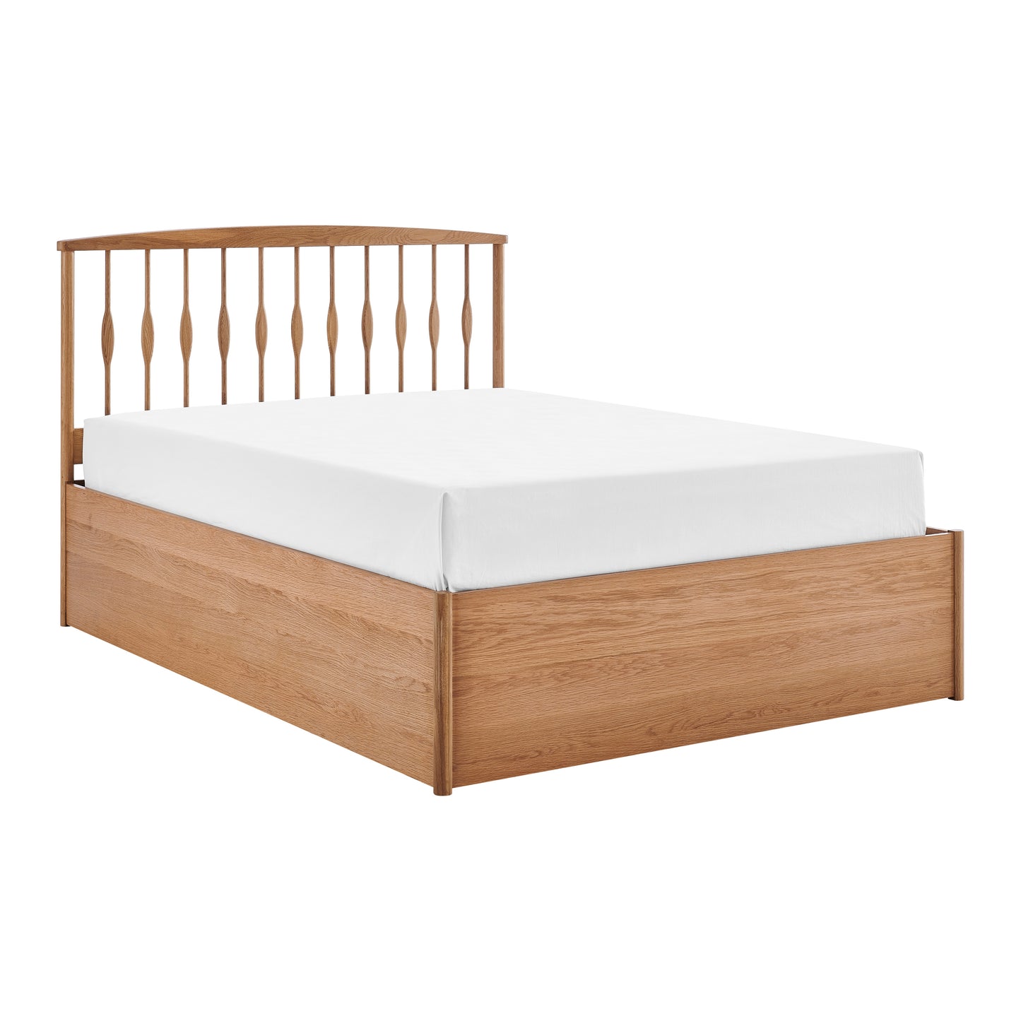 Juno Oak Ottoman Bed - Bridgnorth Furniture